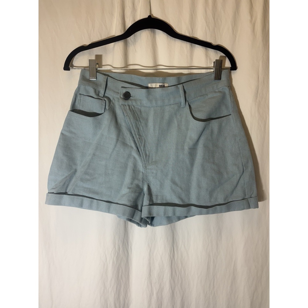 Amuse Society Play All Day Shorts Womens Juniors Medium‎ Blue W26